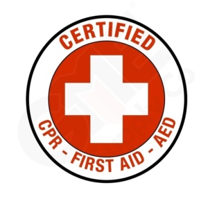 Red Cross Certified First Aid AED